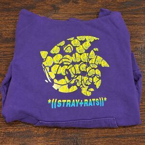 Stray Rats Sonic the Hedgehog Purple Hoodie Men's Size Small